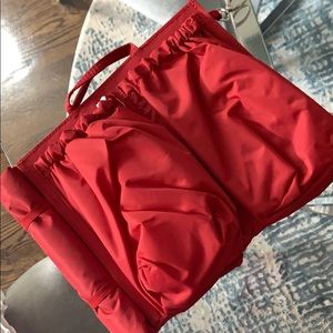Brand new red tote savvy mini diaper bag insert